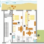 First floor (Apartments 8-9)