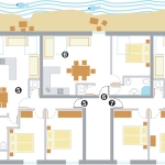 Third floor mansarde (Apartments 5-7)